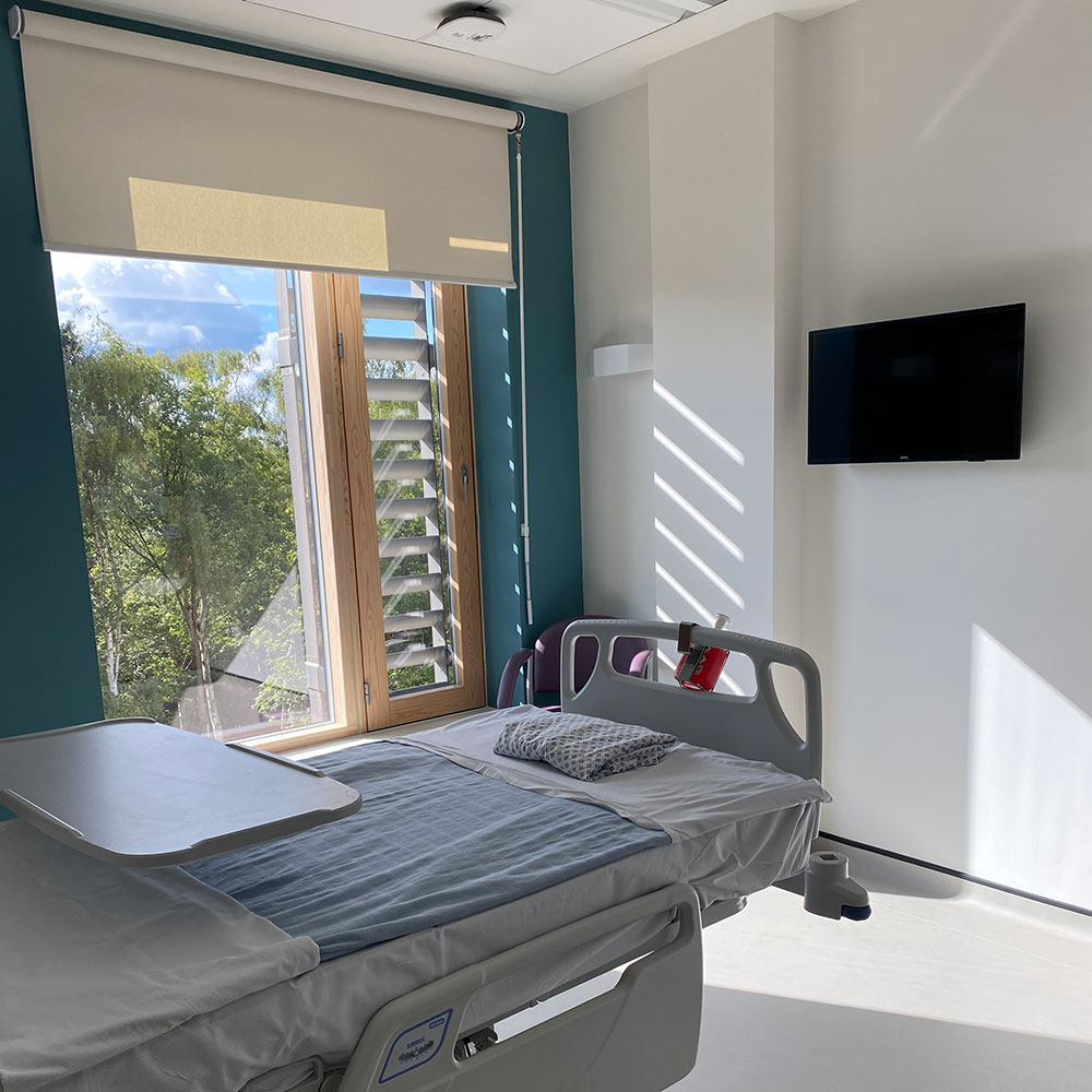 Room View | Parkside Suite Heatherwood | Providing patients with private healthcare of the highest quality | Parkside Suite - a leading NHS Foundation Trust | Ascot, Berkshire | Tel: 0300 6144183