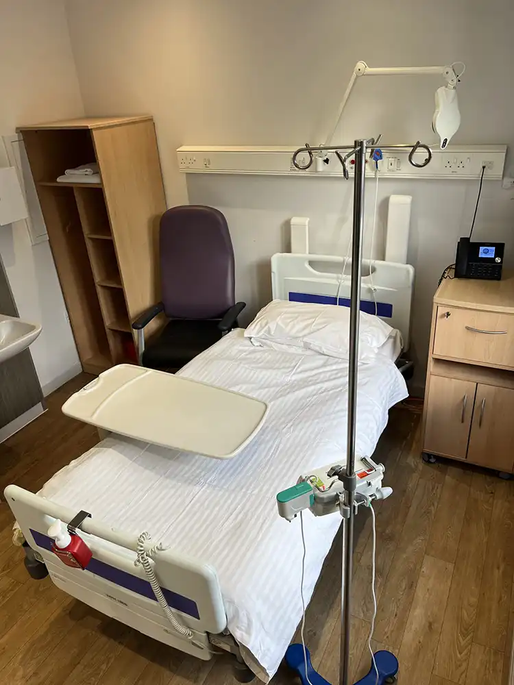 Adult Amenity Room showing wardrobe and side cupboard | Parkside Suite
